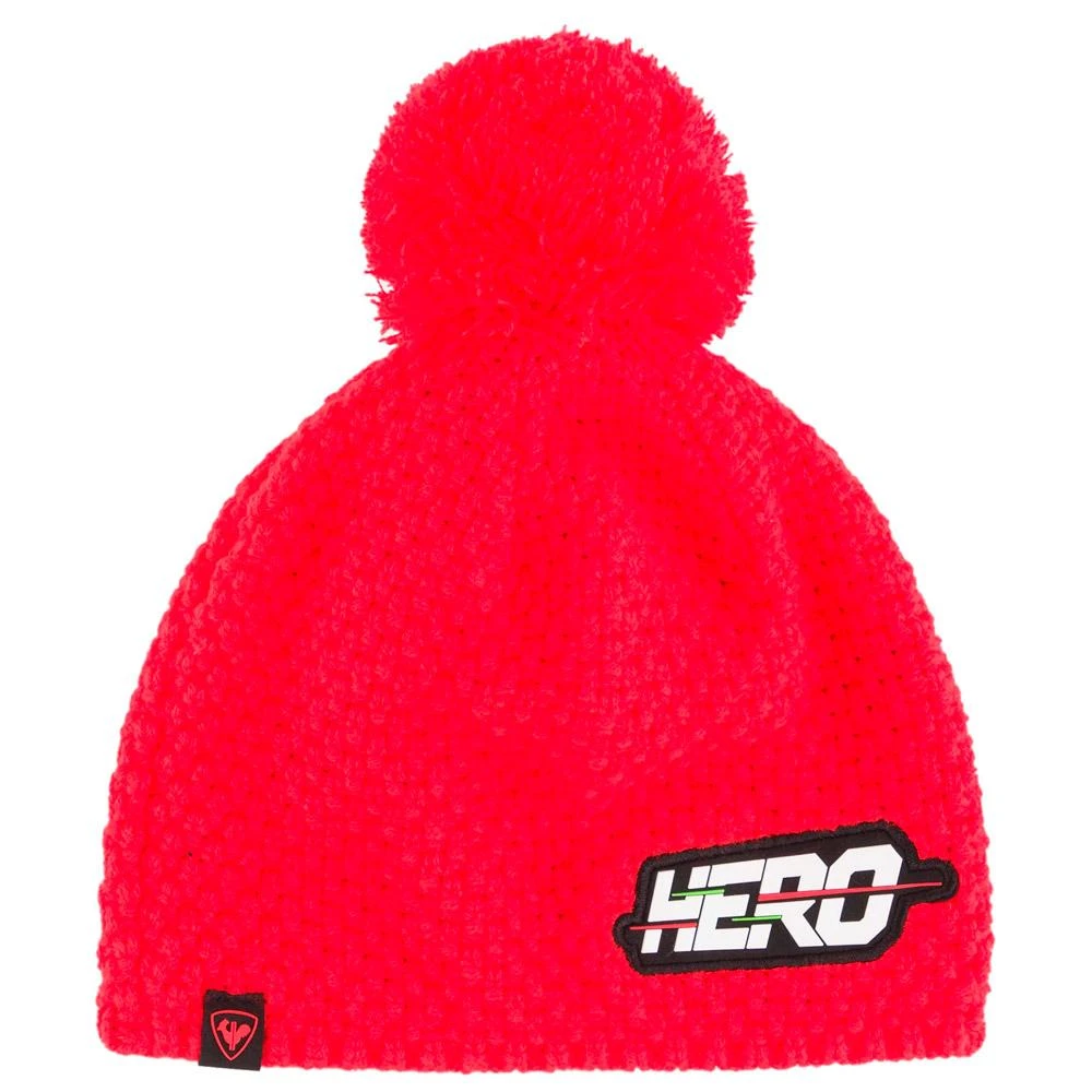 Mütze Rossignol Hero Pompon Neon Red 1 Mütze Rossignol Hero Pompon Neon Red