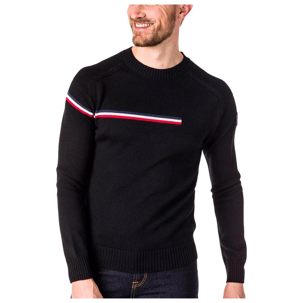 Pullover Rossignol Odysseus Round Neck Black 1 Pullover Rossignol Odysseus Round Neck Black
