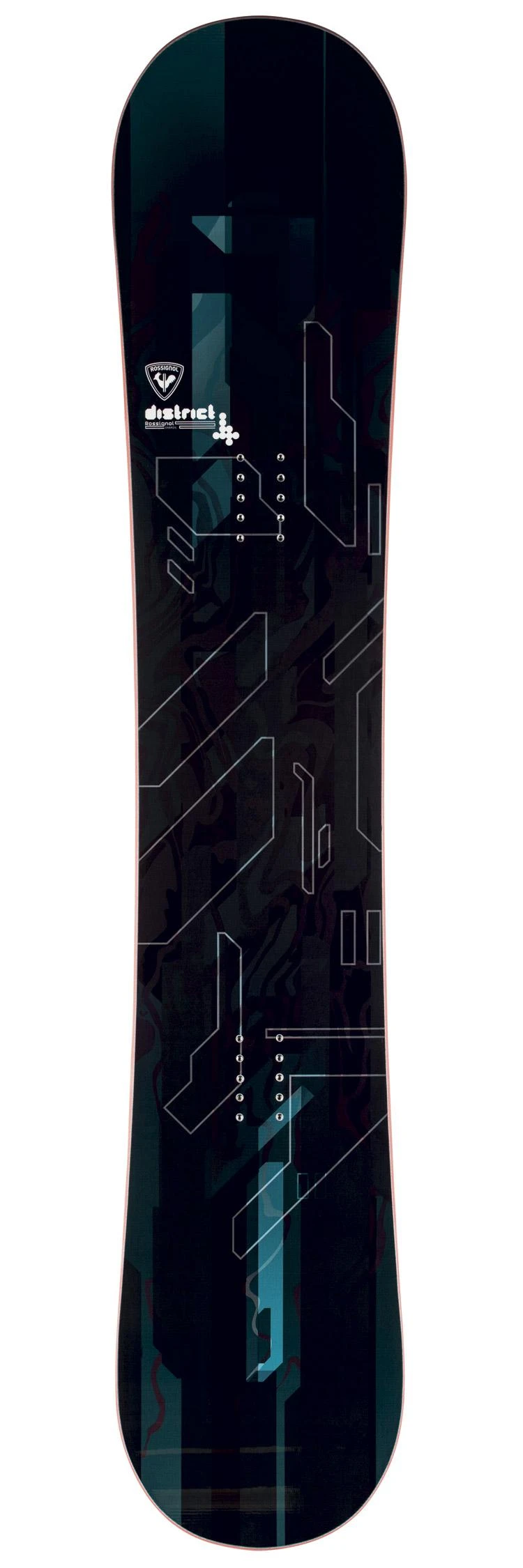 Rossignol Snowboard-Set District Black + Bdg 1 Rossignol Snowboard-Set District Black + Bdg