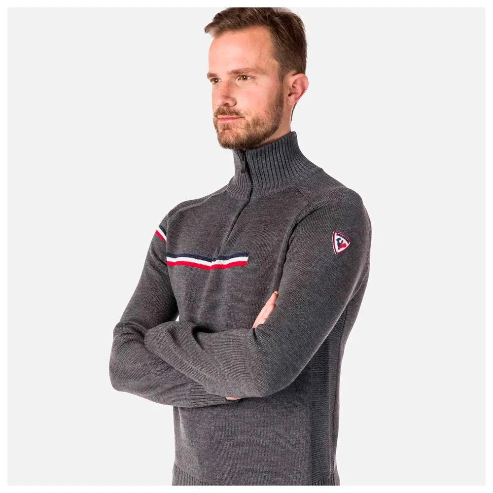 Pullover Rossignol Major 1/2 Zip Heather Grey 4 Pullover Rossignol Major 1/2 Zip Heather Grey – Bild 4