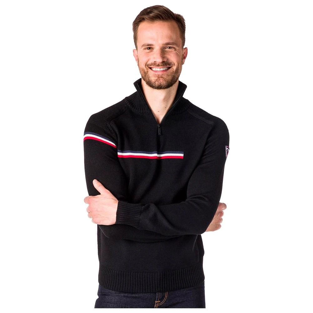 Pullover Rossignol Major 1/2 Zip Black 1 Pullover Rossignol Major 1/2 Zip Black