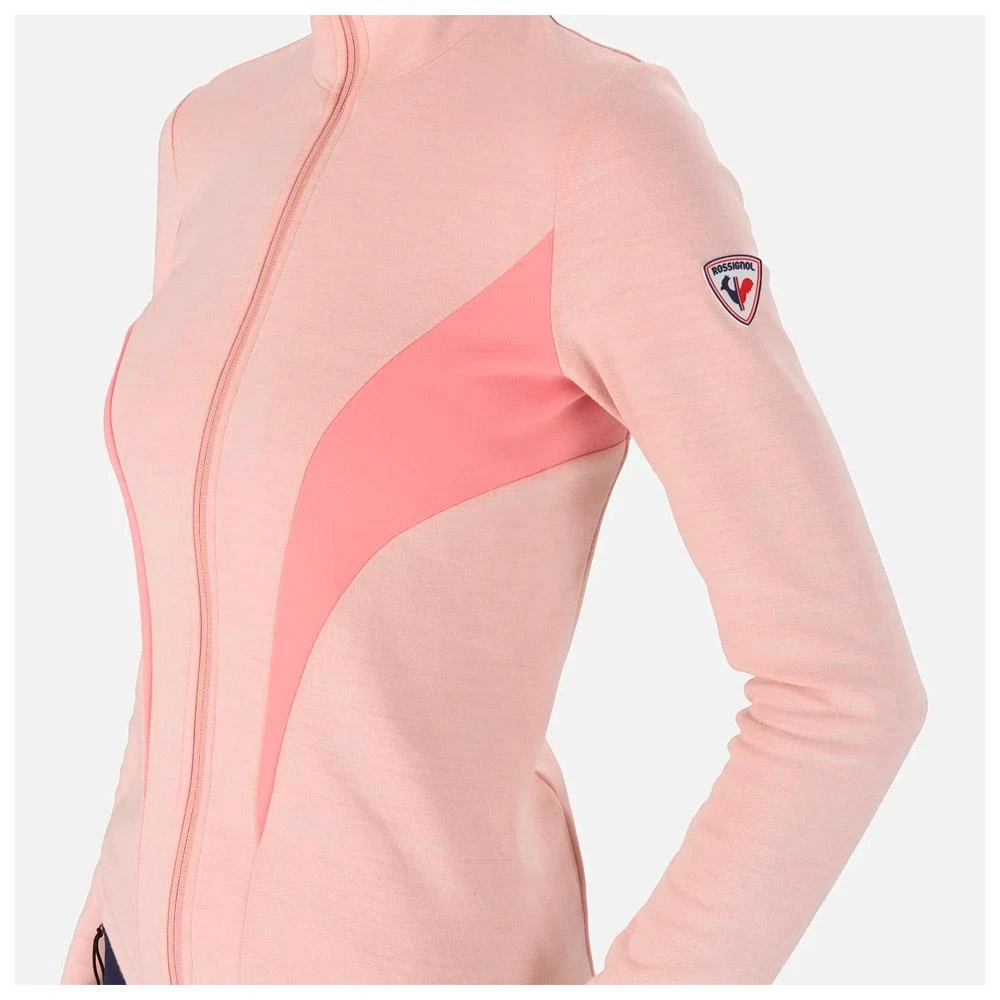 Fleece Rossignol W React Merino Fz Powder Pink 5 Fleece Rossignol W React Merino Fz Powder Pink – Bild 5
