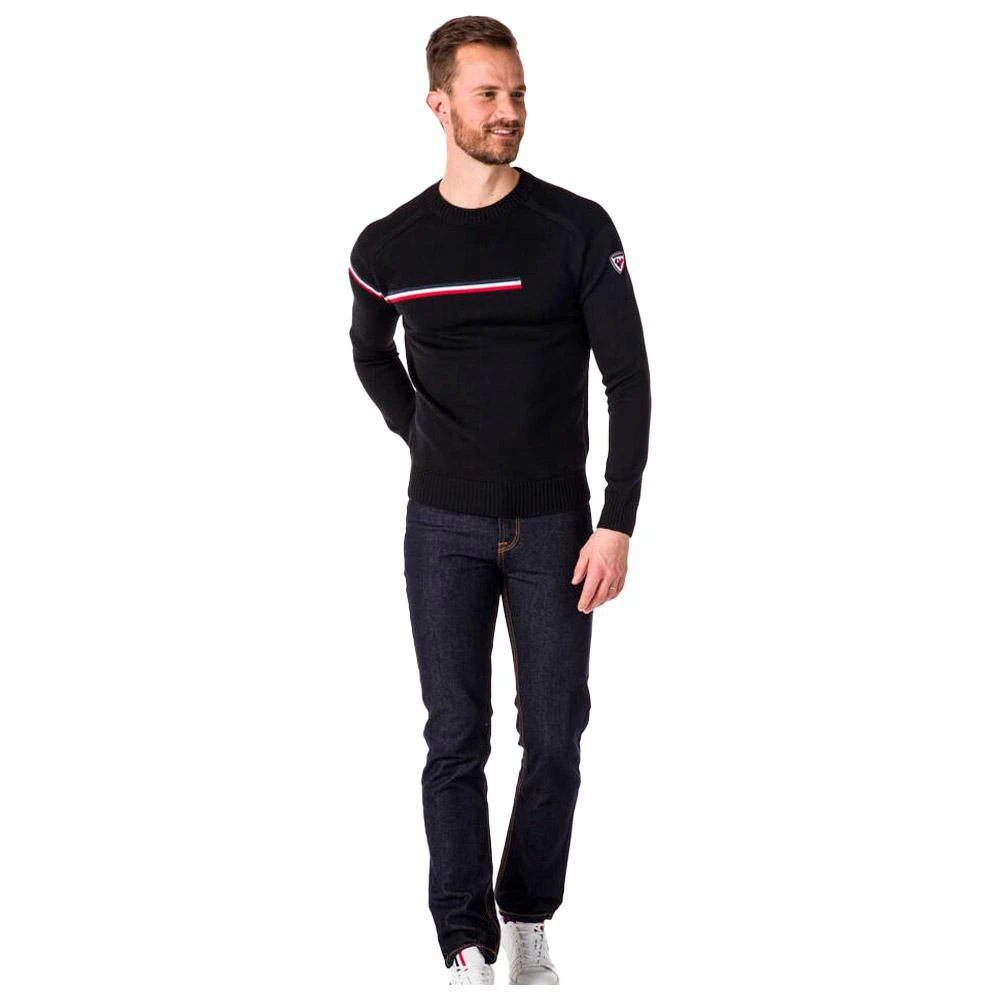 Pullover Rossignol Odysseus Round Neck Black 3 Pullover Rossignol Odysseus Round Neck Black – Bild 3