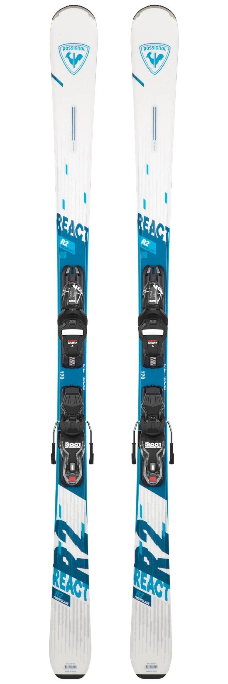 Rossignol Ski-Set React 2 Xpress + Bdg 1 Rossignol Ski-Set React 2 Xpress + Bdg
