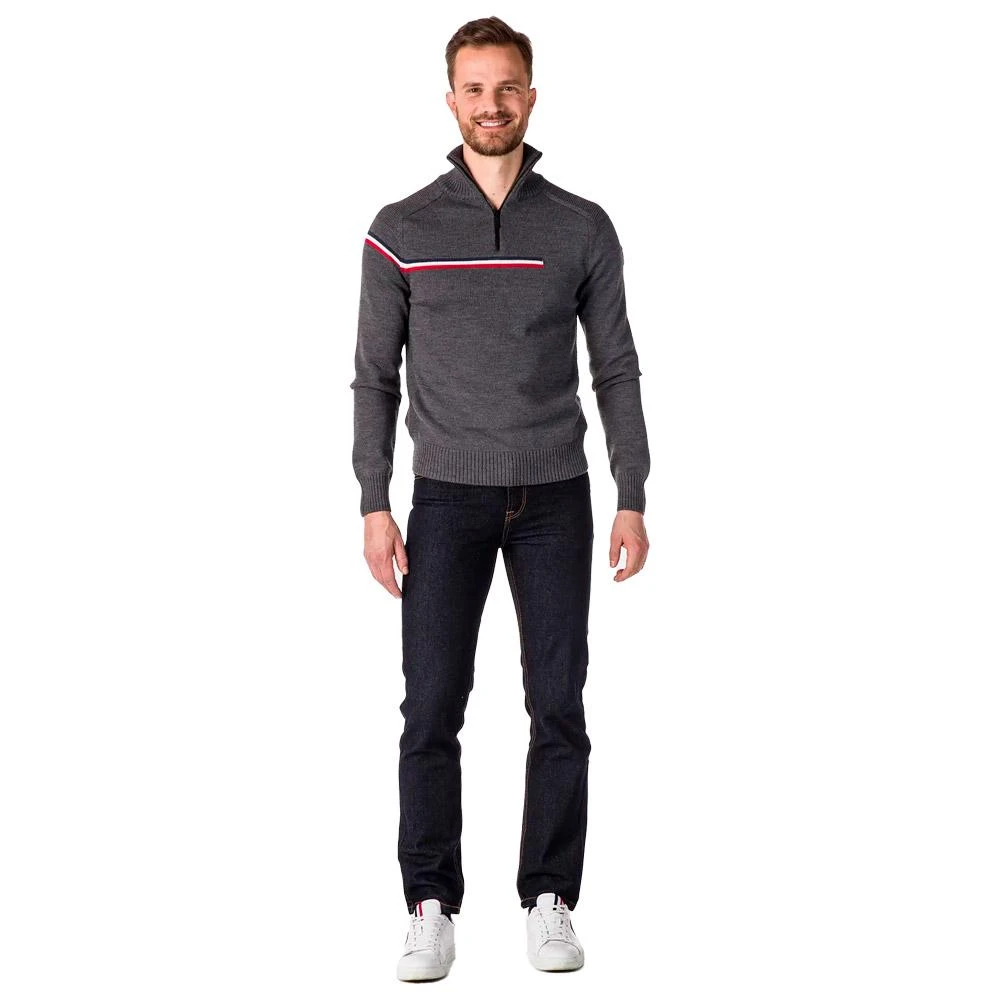 Pullover Rossignol Major 1/2 Zip Heather Grey 3 Pullover Rossignol Major 1/2 Zip Heather Grey – Bild 3