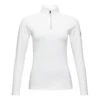 Rossignol Classique Half Zip Damen Langarm-Unterhemd Weiß