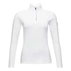 Rossignol Classique Half Zip Damen Langarm-Unterhemd Weiß