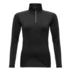 Rossignol Classique Half Zip Damen Langarm-Unterhemd Schwarz