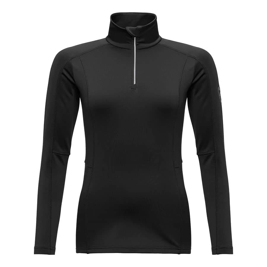 Rossignol Classique Half Zip Damen Langarm-Unterhemd Schwarz 1 Rossignol Classique Half Zip Damen Langarm-Unterhemd Schwarz