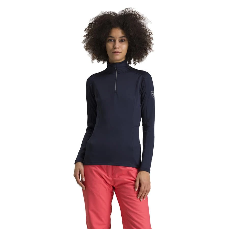 Rossignol Classique Half Zip Damen Langarm-Unterhemd Dunkelblau 1 Rossignol Classique Half Zip Damen Langarm-Unterhemd Dunkelblau