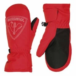 Rossignol Rooster Kinder Fäustlinge Rot