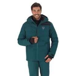 Rossignol Rapide Kapuzenjacke Blau-grün