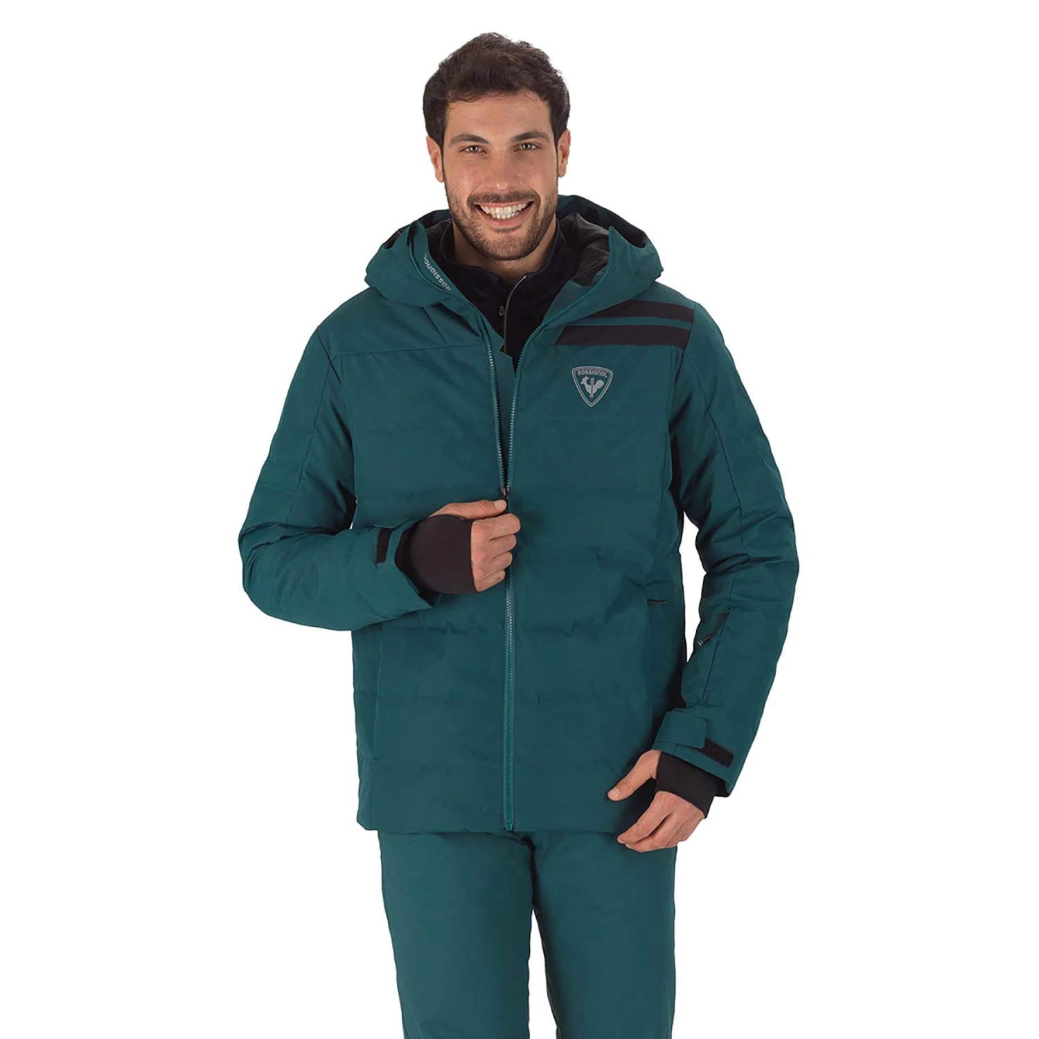 Rossignol Rapide Kapuzenjacke Blau-grün 1 Rossignol Rapide Kapuzenjacke Blau-grün