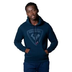 Rossignol Logo Sweat FT Hoodie Marineblau