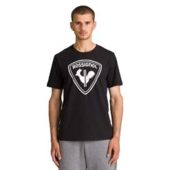 Rossignol Logo Rossi T-Shirt Schwarz