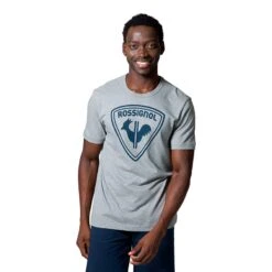 Rossignol Logo Rossi T-Shirt Grau