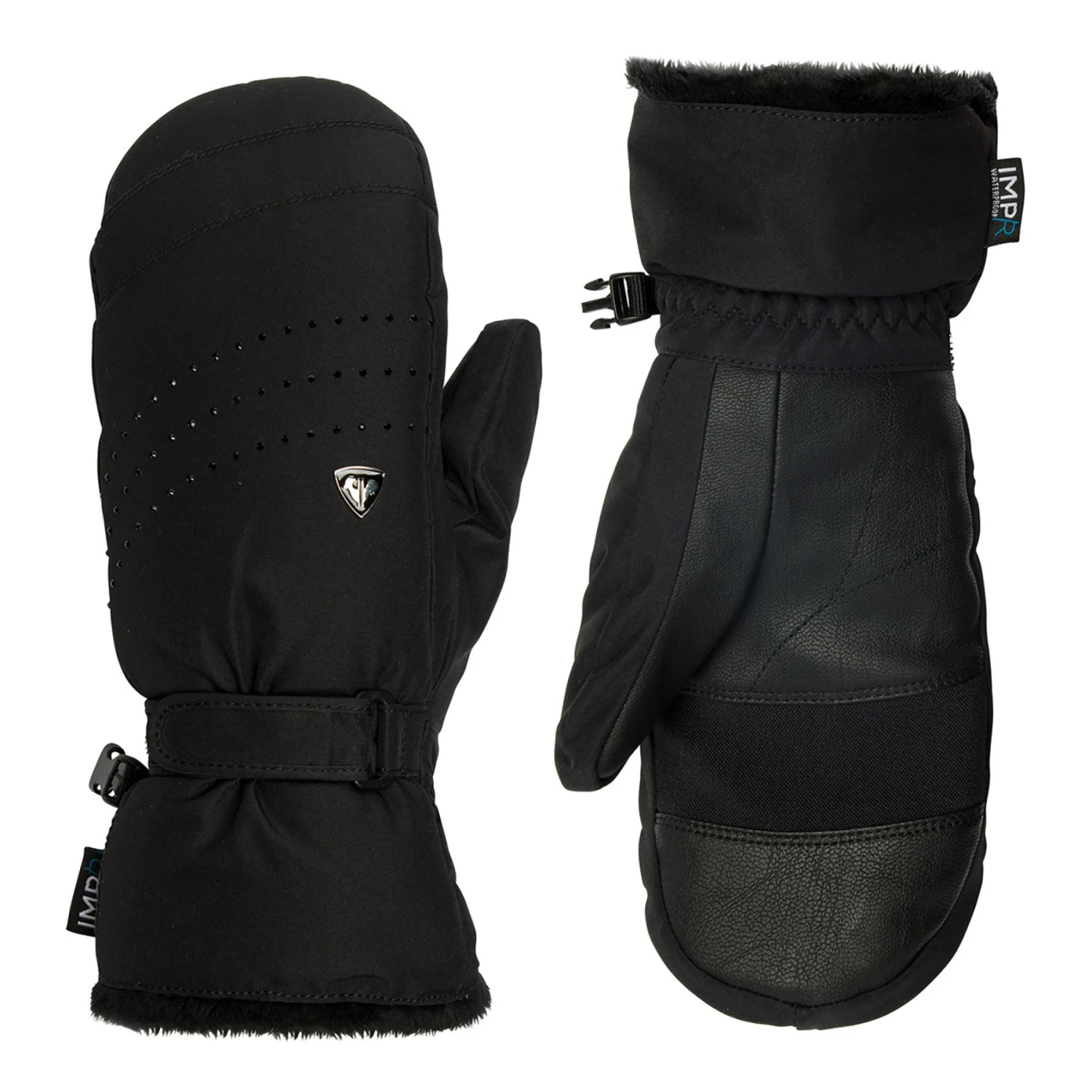 Rossignol Famous Impr Damen Fäustlinge Schwarz 1 Rossignol Famous Impr Damen Fäustlinge Schwarz