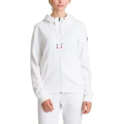 Rossignol Full Zip Damen Kapuzenjacke Weiß