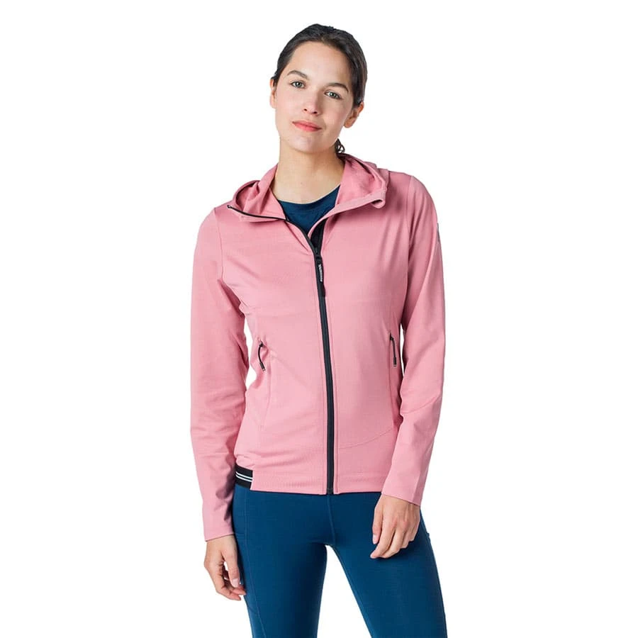 Rossignol Eco Full Zip Damen Kapuzenjacke Rosa 1 Rossignol Eco Full Zip Damen Kapuzenjacke Rosa