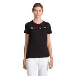 Rossignol Logo Rossi Damen T-Shirt Schwarz
