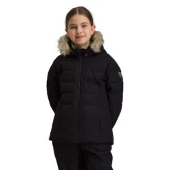 Rossignol Polydown Kinder Jacke Schwarz