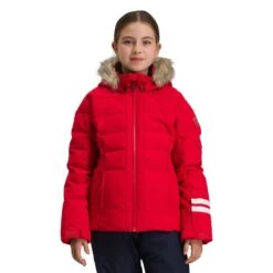 Rossignol Polydown Kinder Jacke Rot