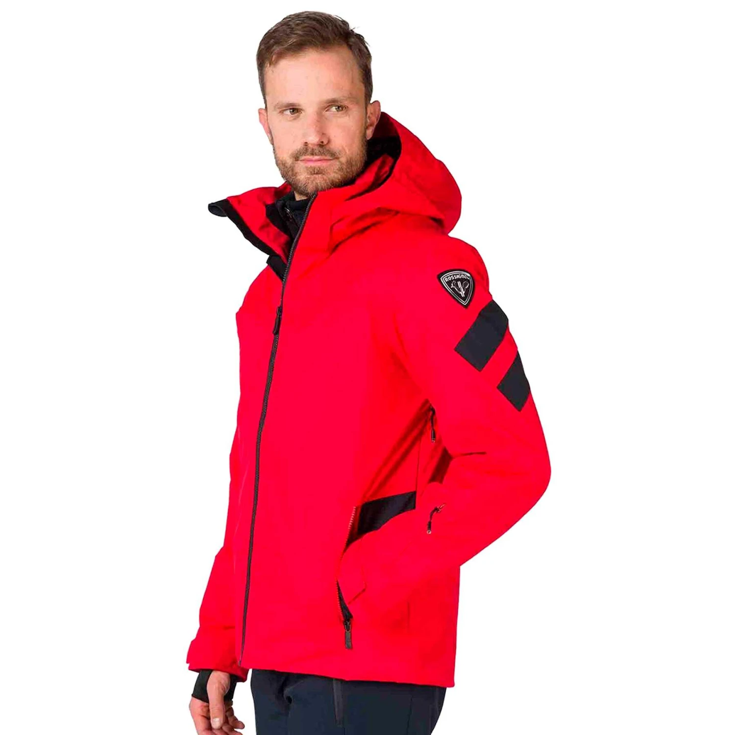Rossignol Ski PrimaLoft Kapuzenjacke Knallrot 1 Rossignol Ski PrimaLoft Kapuzenjacke Knallrot
