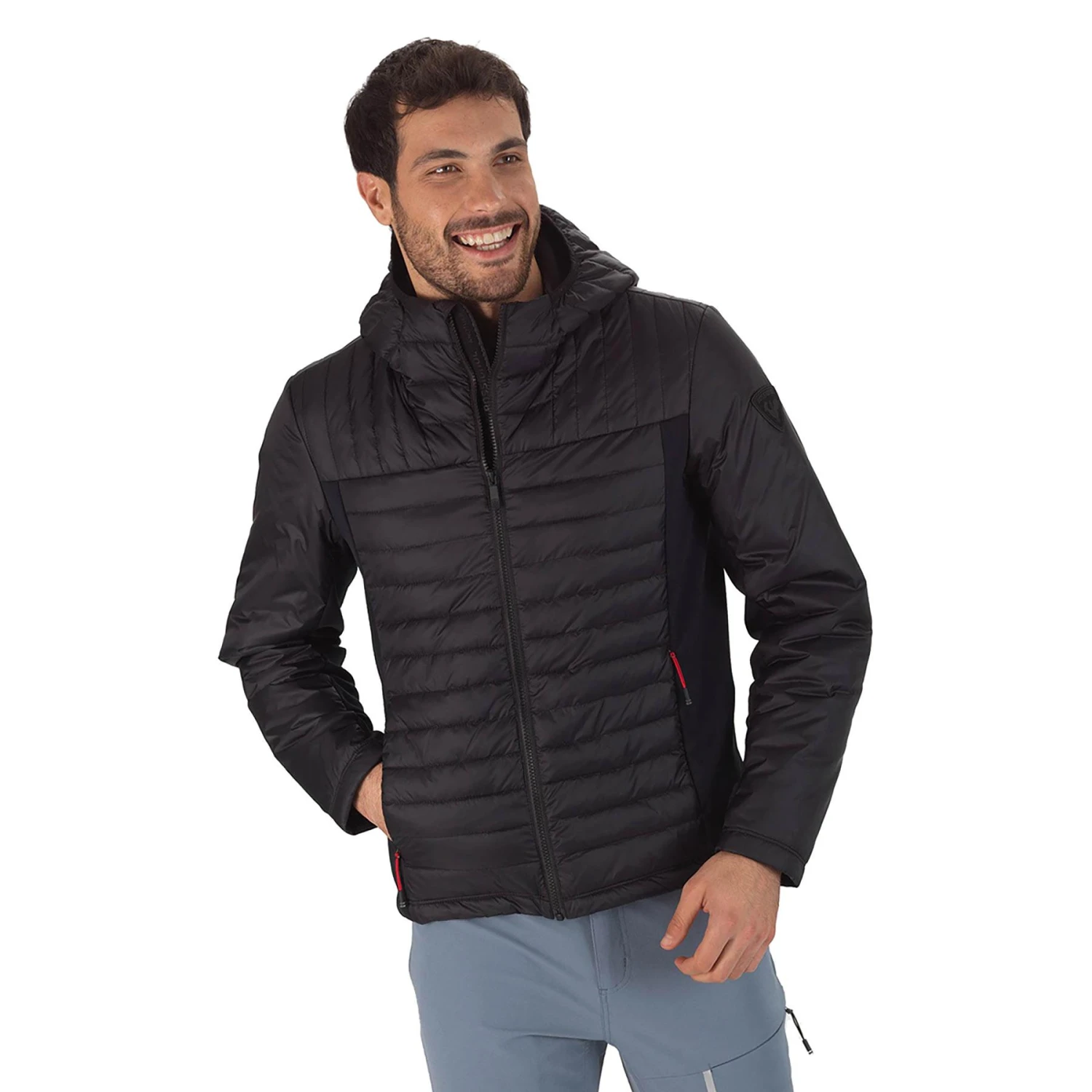 Rossignol SKPR Hybrid Light PrimaLoft Kapuzenjacke Schwarz 1 Rossignol SKPR Hybrid Light PrimaLoft Kapuzenjacke Schwarz