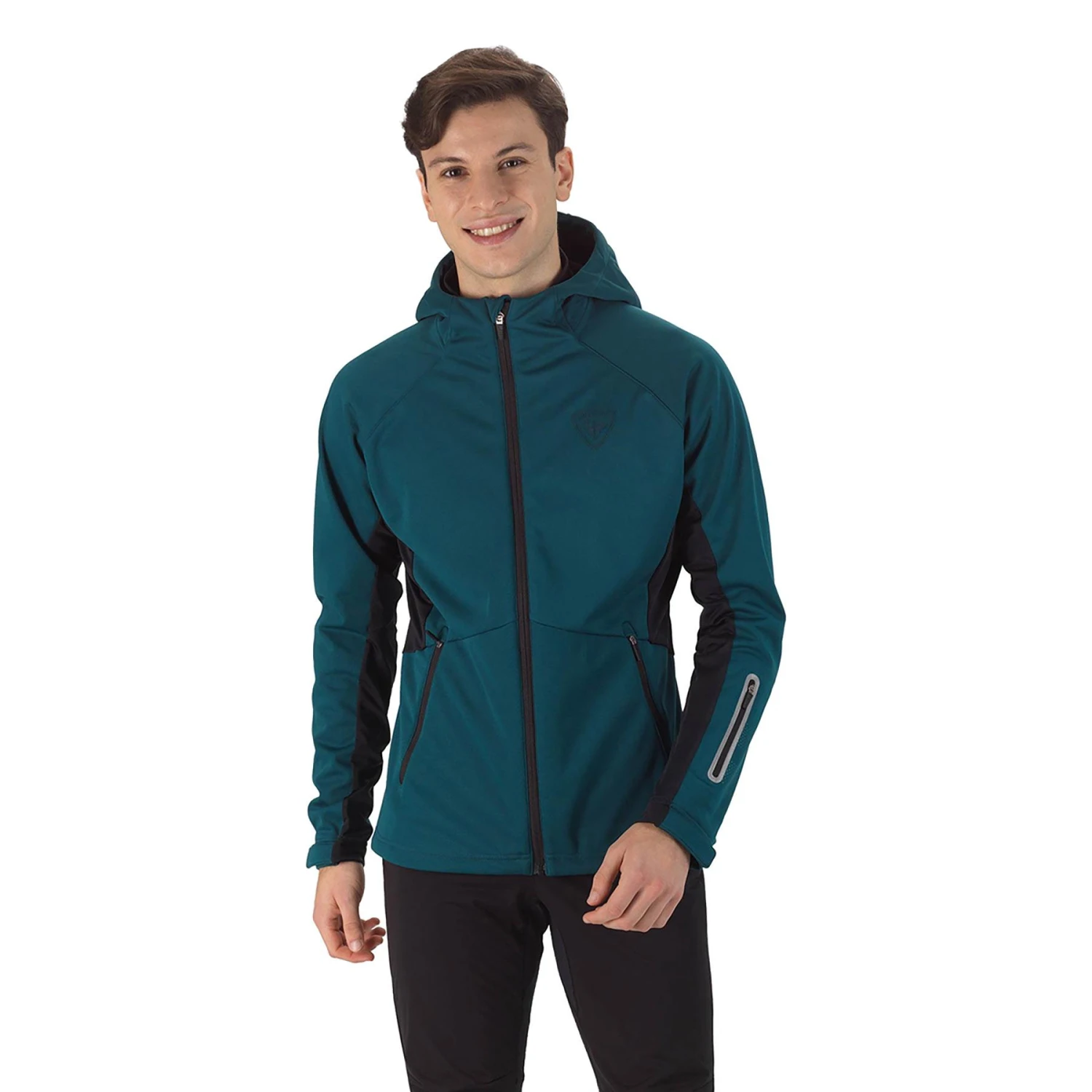 Rossignol SoftShell Kapuzenjacke Blau-grün 1 Rossignol SoftShell Kapuzenjacke Blau-grün