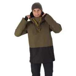 Rossignol SKPR Anorak Kapuzenjacke Braun Schwarz