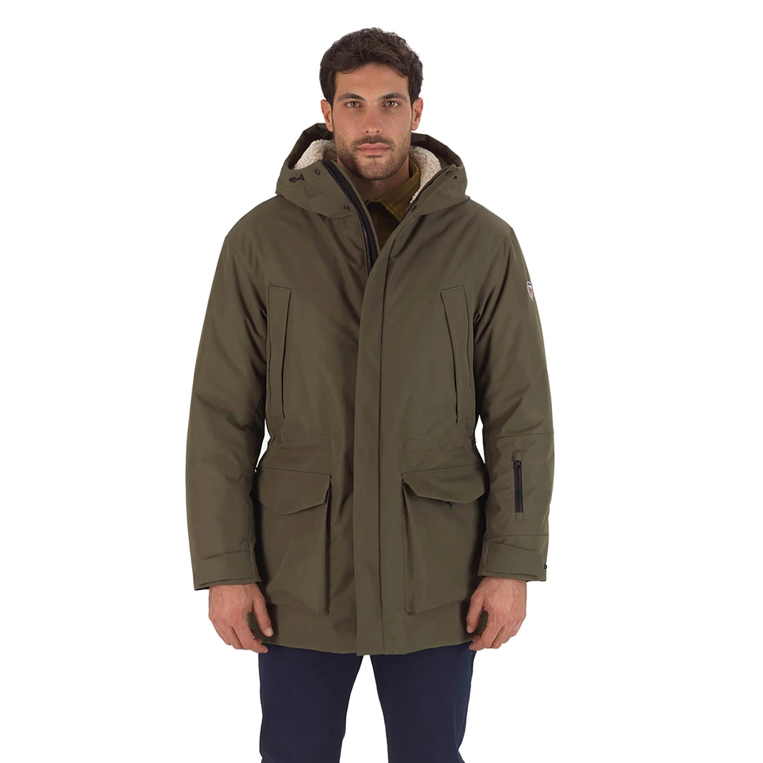 Kapuzenjacke Rossignol Parka PrimaLoft Graubraun 1 Kapuzenjacke Rossignol Parka PrimaLoft Graubraun