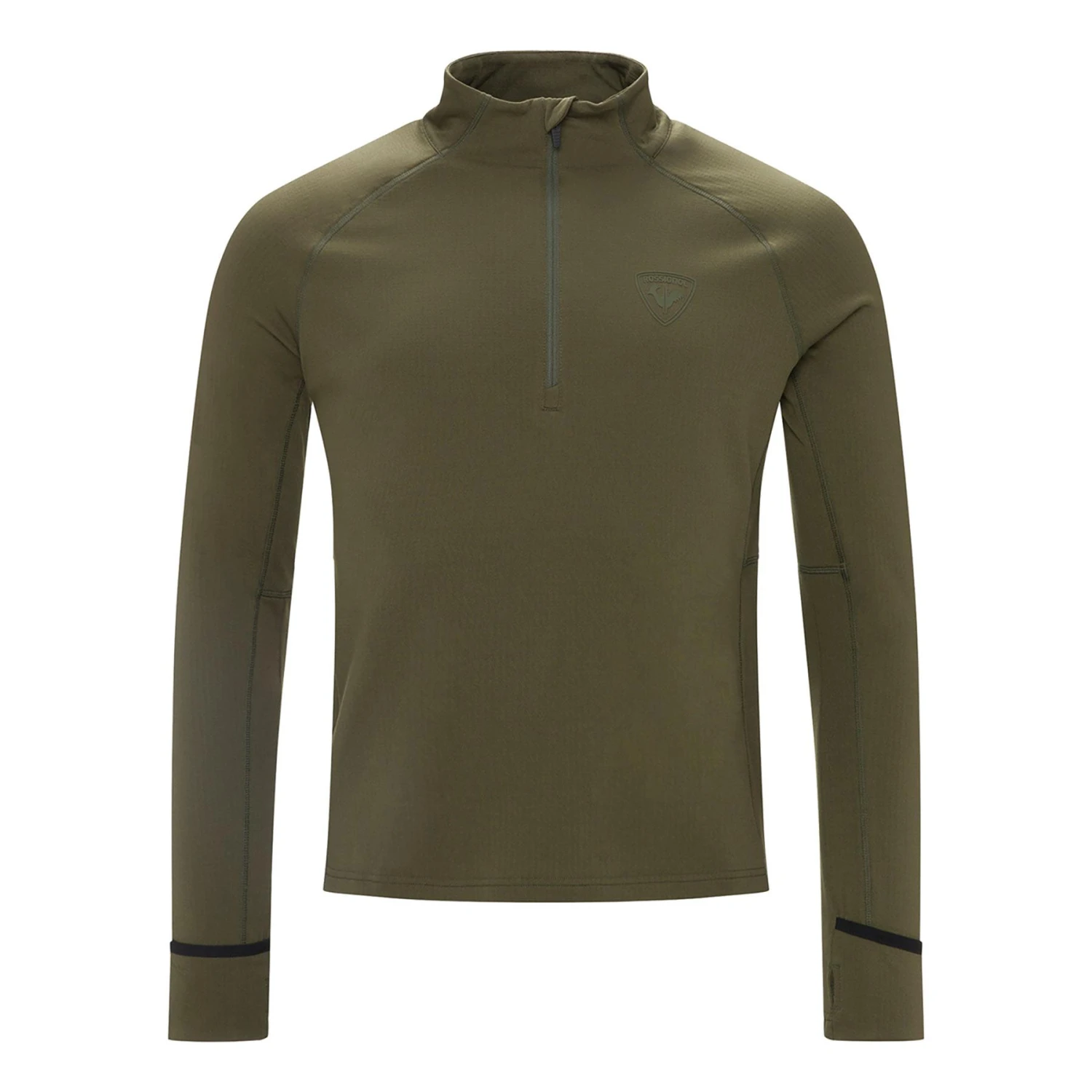 Fleece Rossignol SKPR Half Zip Polartec Grau Braun 1 Fleece Rossignol SKPR Half Zip Polartec Grau Braun