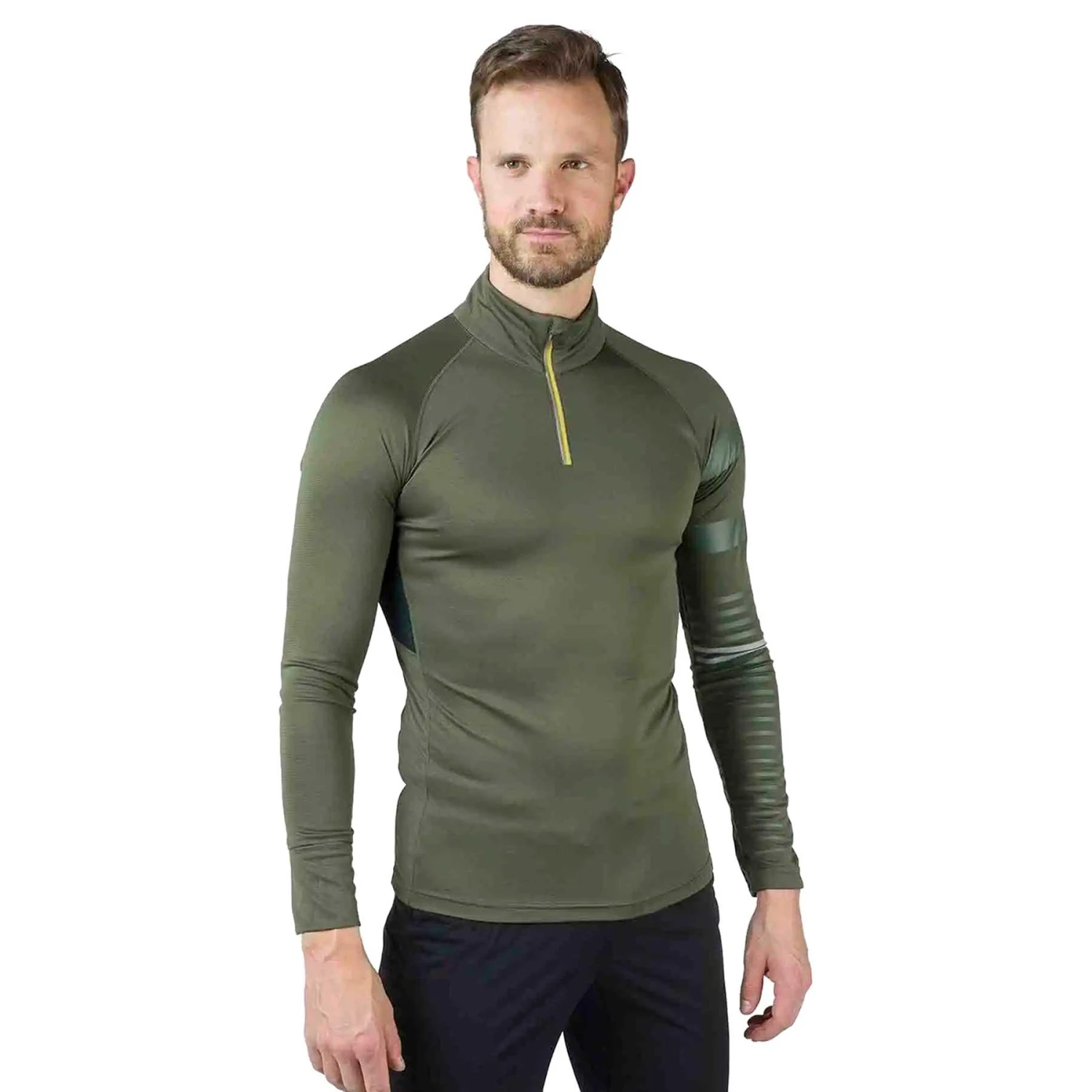 Rossignol Poursuite Half Zip Fleecepullover Grün-braun 1 Rossignol Poursuite Half Zip Fleecepullover Grün-braun