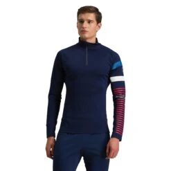 Rossignol Poursuite Half Zip Fleecepullover Marineblau