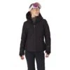 Rossignol Controle PrimaLoft Damen Kapuzenjacke Schwarz