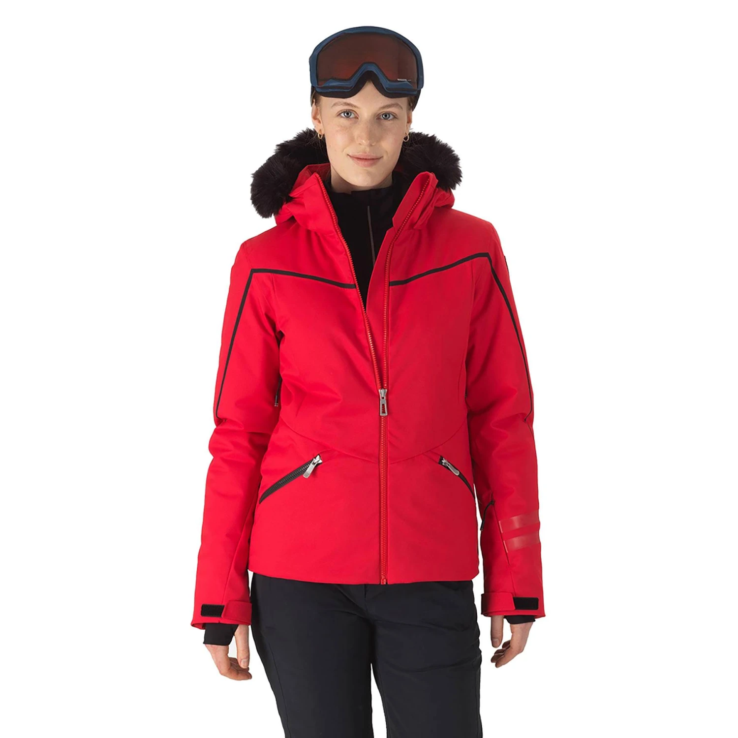 Rossignol Ski PrimaLoft Damen Kapuzenjacke Rot 1 Rossignol Ski PrimaLoft Damen Kapuzenjacke Rot