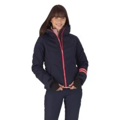Rossignol Courbe PrimaLoft Damen Kapuzenjacke Marineblau