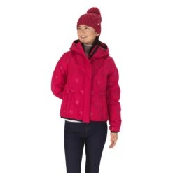 Rossignol Welded Quilt Shield Damen Kapuzenjacke Pink