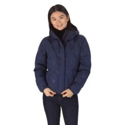 Rossignol Welded Quilt Shield Damen Kapuzenjacke Marineblau