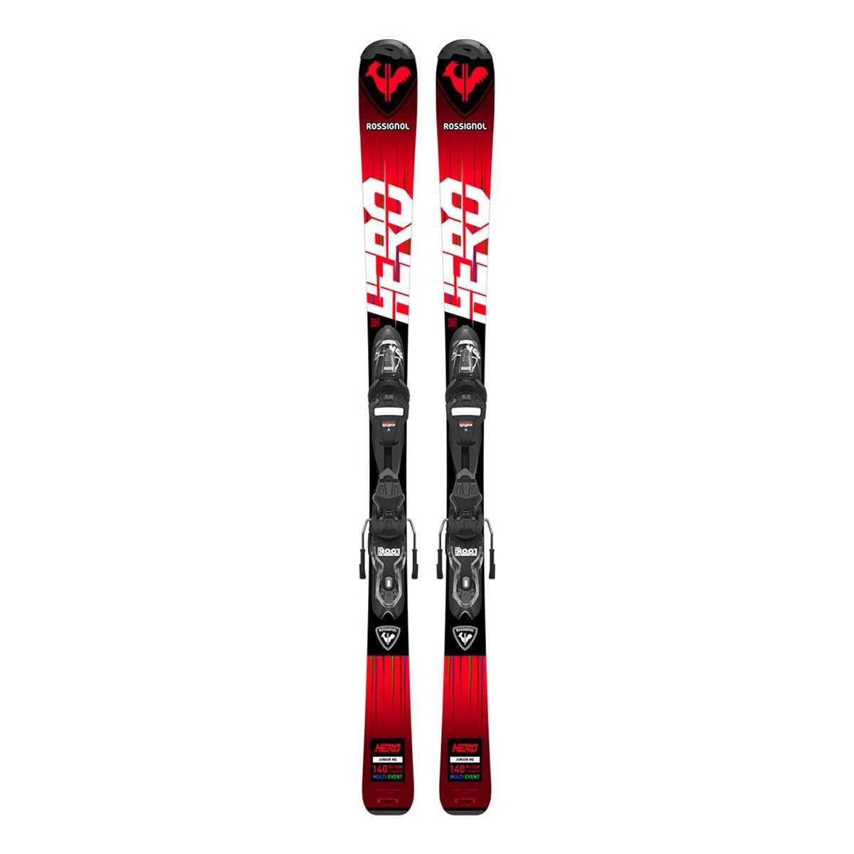 Skier Rossignol Hero JR 130-150 + Bindung Xpress 7 GW B83 Rot Schwarz Kinderski 1 Skier Rossignol Hero JR 130-150 + Bindung Xpress 7 GW B83 Rot Schwarz Kinderski