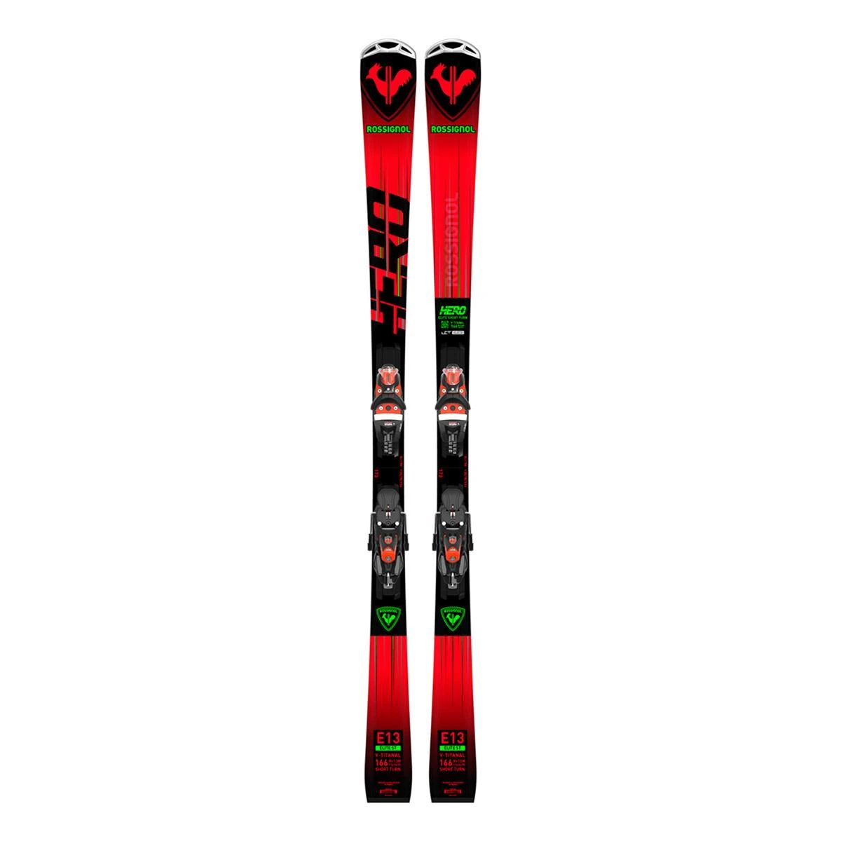 Skier Rossignol Hero Elite ST TI + Bindungen SPX 14 Konect GW B80 Rot Schwarz 1 Skier Rossignol Hero Elite ST TI + Bindungen SPX 14 Konect GW B80 Rot Schwarz